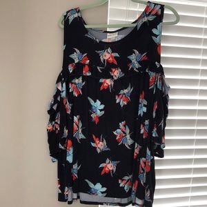Cold shoulder Ava and Viv top